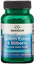 Парфумерія, косметика Вітаміни для очей "Лютеїн і чорниця" - Swanson Lutein Esters & Bilberry