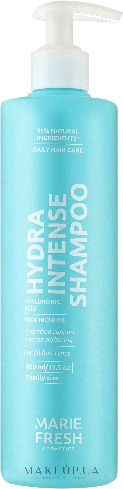 Шампунь для зволоження волосся - Marie Fresh Cosmetics Hydra Intense Shampoo — фото 400ml