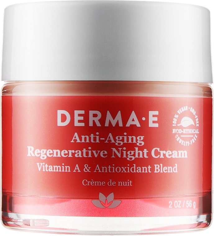 Антивіковий антиоксидантний нічний крем для обличчя - Derma E Night Cream — фото N1