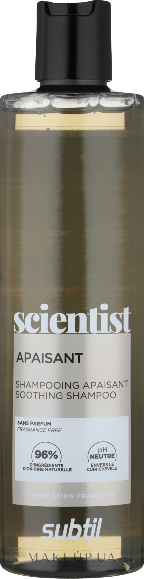 Успокаивающий шампунь для волос - Laboratoire Ducastel Subtil Scientist Soothing Shampoo — фото 300ml