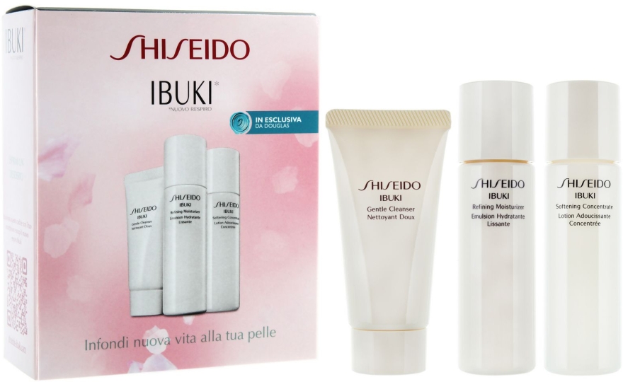 Набор - Shiseido Ibuki (foam/30ml + lot/30ml + emulsion/30ml)