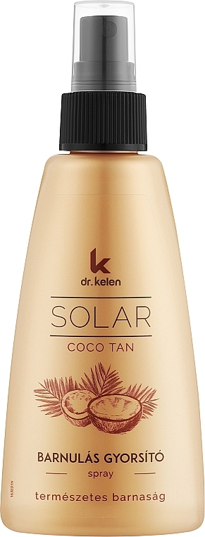 Спрей-прискорювач засмаги для тіла - Dr.Kelen Solar Coco Tan — фото N1