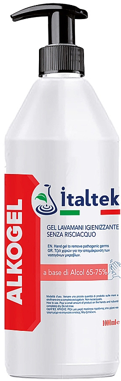 Дезінфікувальний гель для рук - Italtek Hand Sanitizing Gel — фото N2