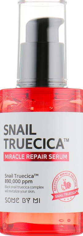 Відновлювальна сироватка з муцином чорного равлика - Some By Mi Snail Truecica Miracle Repair Serum — фото N3