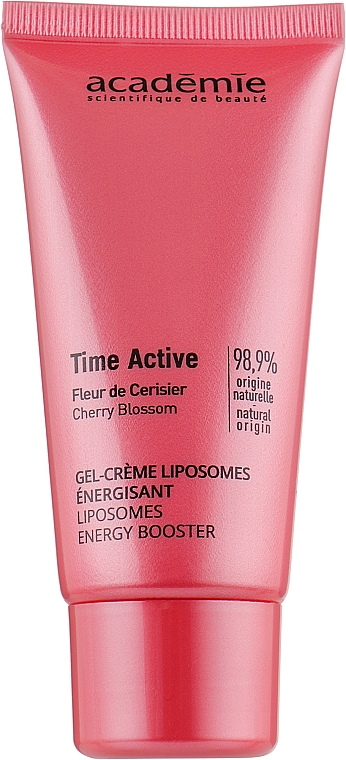 Гель-крем для лица - Academie Time Active Cherry Blossom Liposomes Energy Booster — фото N1