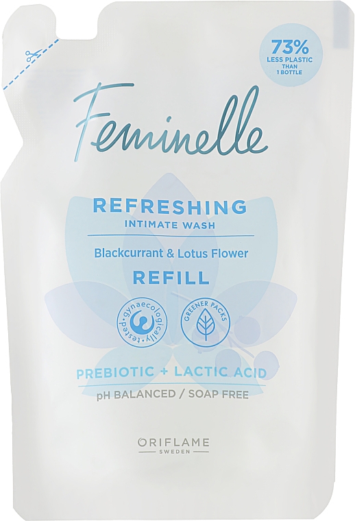 Освежающий гель для интимной гигиены - Oriflame Feminelle Refreshing Intimate Wash(сменный блок)