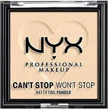 Духи, Парфюмерия, косметика УЦЕНКА Матирующая пудра для лица - NYX Professional Makeup Can't Stop Won't Stop Mattifying Powder *