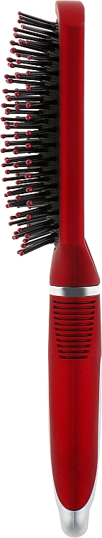 Масажна щітка для волосся, НВ-04-09, пряма, червона - Beauty LUXURY — фото N2