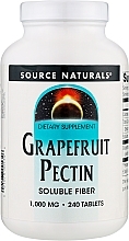 Духи, Парфюмерия, косметика Пищевая добавка "Грейпфрутовый пектин", 1000мг, таблетки - Source Naturals 