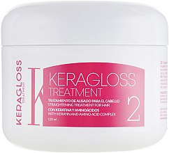 Набір для випрямлення волосся з кератином - Glossco Keragloss Treatment (treat/120ml + sh/15ml + sh/15ml + mask/15ml) — фото N6