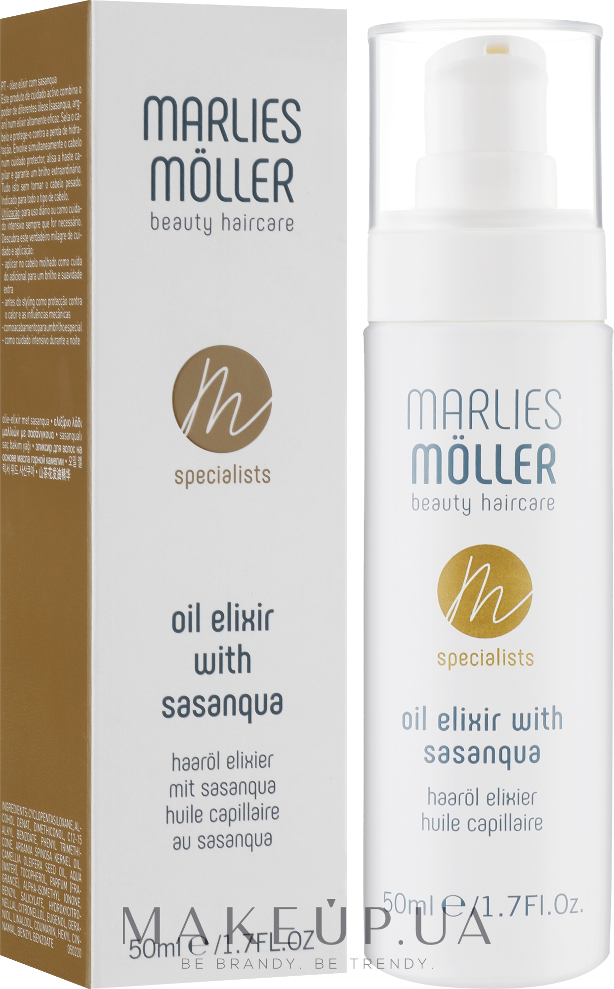 Эликсир для волос - Marlies Moller Specialist Oil Elixir with Sasanqua — фото 50ml