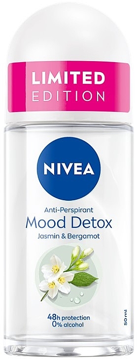 Кульковий дезодорант-антиперспірант - NIVEA Mood Detox Antiperspirant — фото N1