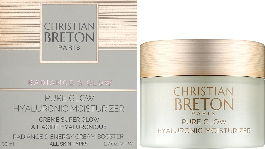 Крем для обличчя "Сяйво та блиск" - Christian Breton Age Priority Pure Glow Hyaluronic Moisturizer Radiance & Energy Cream Booster — фото N2