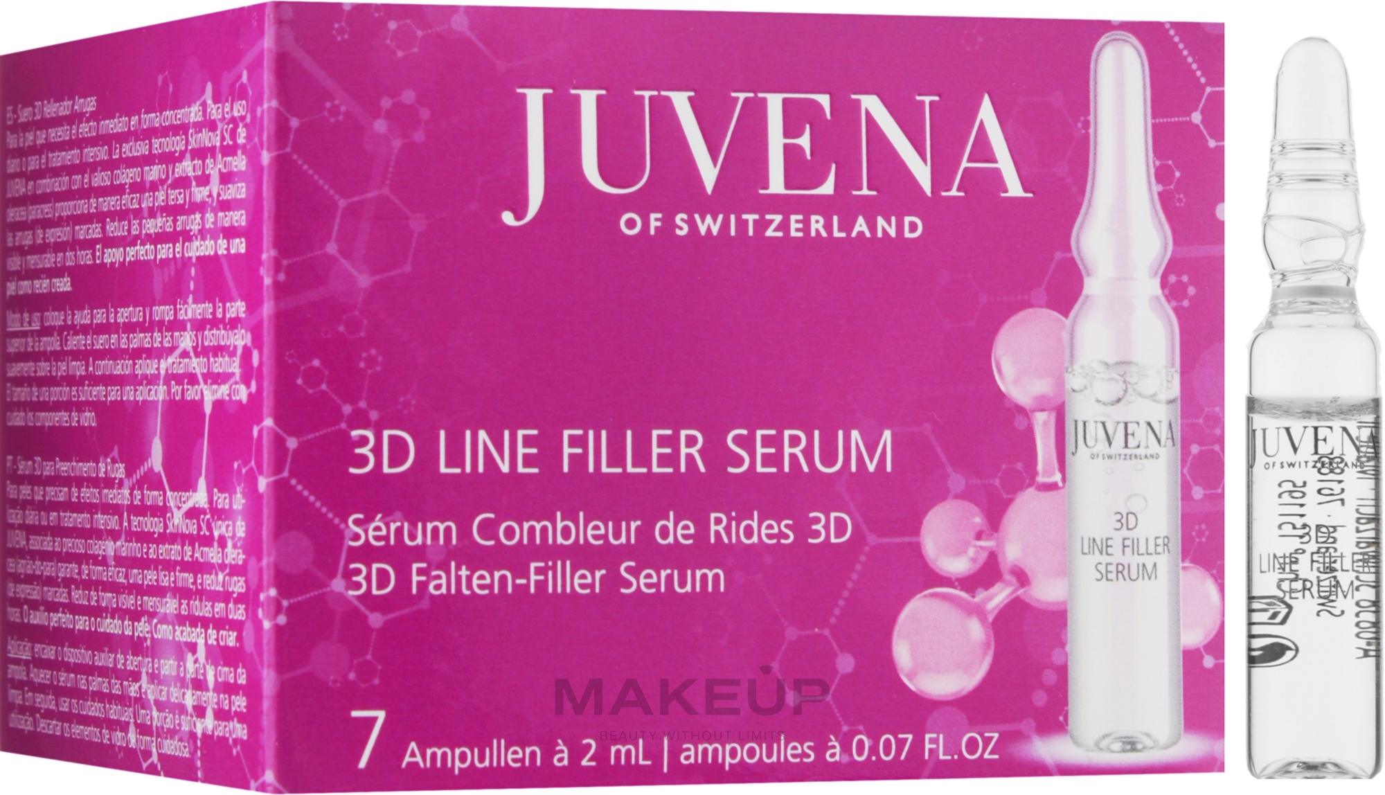 Сыворотка-филлер с эффектом 3D против морщин - Juvena 3D Line Filler Serum — фото 7x2ml