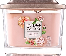 Духи, Парфюмерия, косметика Ароматическая свеча - Yankee Candle Elevation Rose Hibiscus