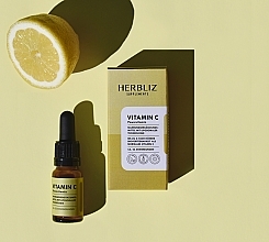 Пищевая добавка в каплях - Herbliz Vitamin C — фото N3