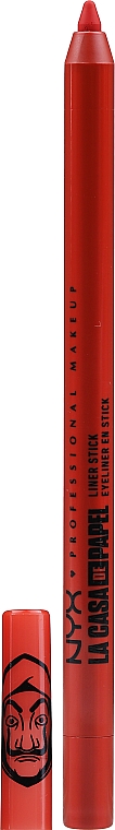 Водостійкий олівець для повік і тіла - NYX Professional Makeup La Casa De Papel Liner Stick — фото N5