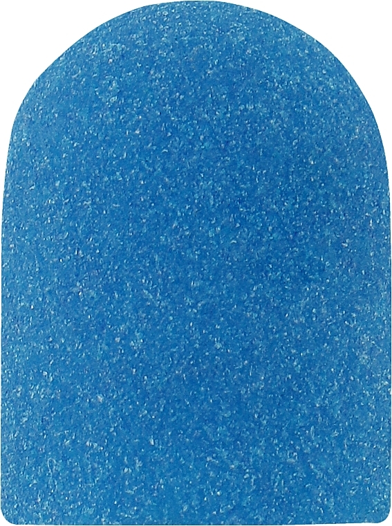 Ковпачок блакитний, діаметр 13 мм, абразивність 160 грит, CB-13-160 - Nail Drill — фото N1