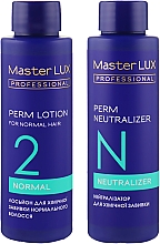 Лосьйон для хімічної завивки - Master LUX Professional Normal Perm Lotion — фото N2