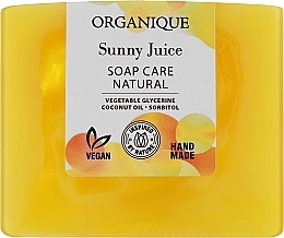 Натуральное питательное мыло - Organique Soap Care Natural Sunny Juice — фото N1