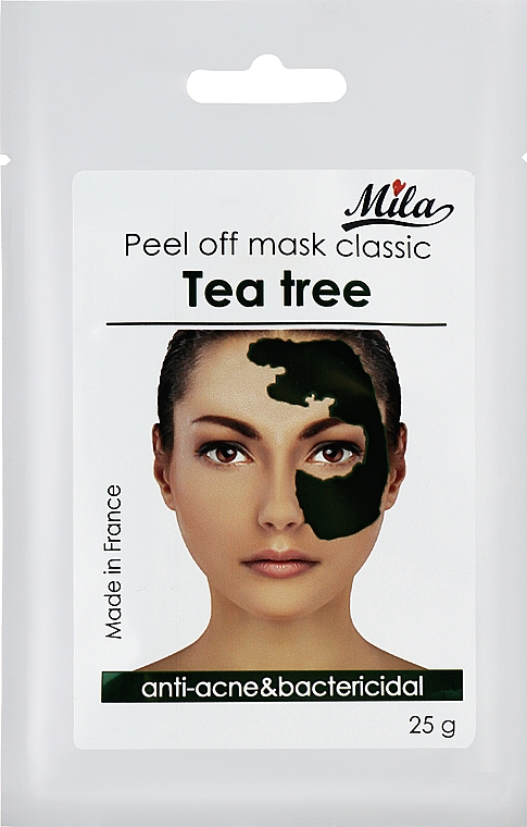 Маска альгінатна класична порошкова "Чайне дерево" - Mila Mask Peel Tea Tree