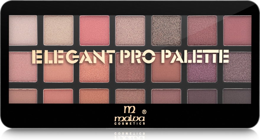 Палітра тіней для повік - Malva Cosmetics Elegant Pro Palette — фото N2