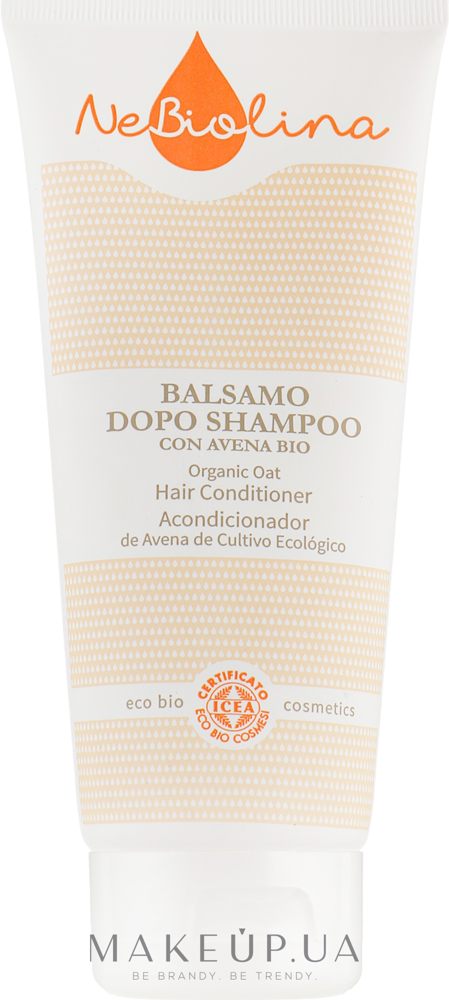 Кондиционер для волос - NeBiolina Organic Oat Hair Conditioner  — фото 200ml