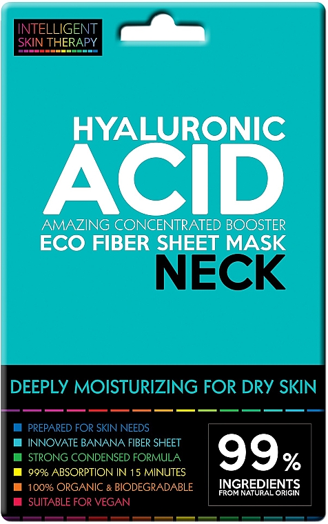 Експрес-маска для шиї - Beauty Face IST Extremely Moisturizing Booster Neck Mask Hyaluronic Acid — фото N1