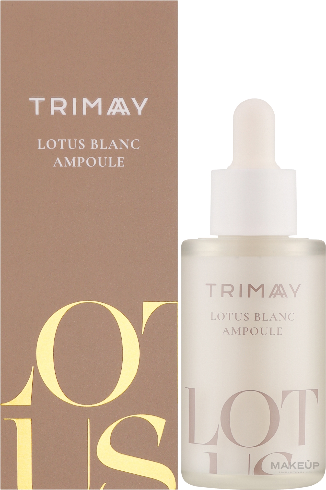 Концентрированная осветляющая сыворотка с ниацинамидом и лотосом - Trimay Lotus Blanc Ampoule — фото 50ml