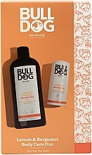 Парфумерія, косметика Набір - Bulldog Skincare Lemon & Bergamot Body Care Duo (sh/gel/500ml + deo/75ml)