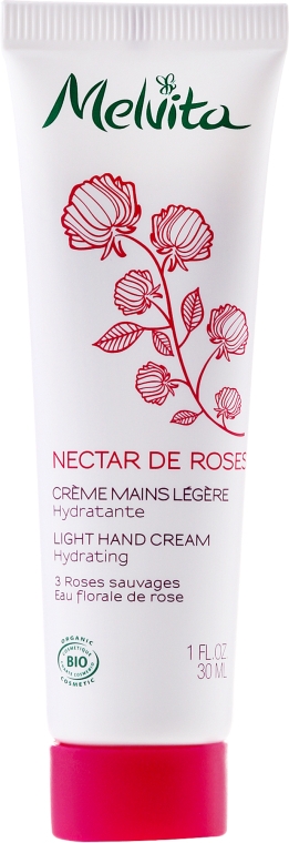 Легкий крем для рук - Melvita Nectar De Rose Light Hand Cream — фото N1