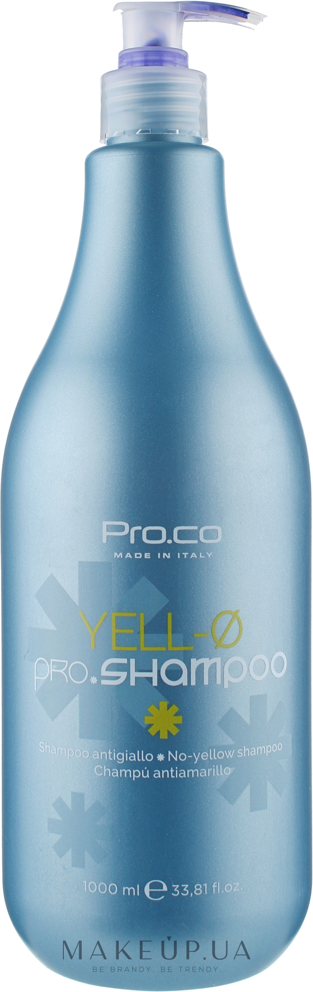 Шампунь с анти-желтым эффектом - Pro. Co Anti-Yellow Shampoo — фото 1000ml