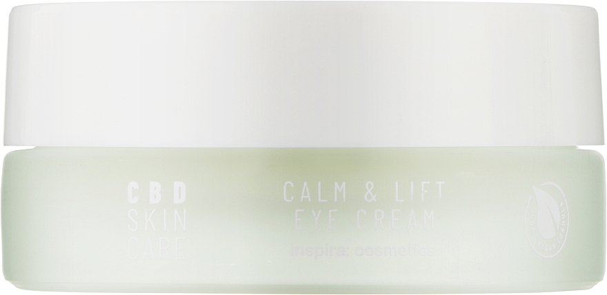 Крем с маслом конопли вокруг глаз "Успокоение и лифтинг" - Inspira:cosmetics CBD Skin Care Calm&Lift Eye Cream — фото N1