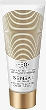 Солнцезащитный крем для тела SPF50 - Sensai Silky Bronze Protective Suncare Cream For Body SPF50+ — фото N1