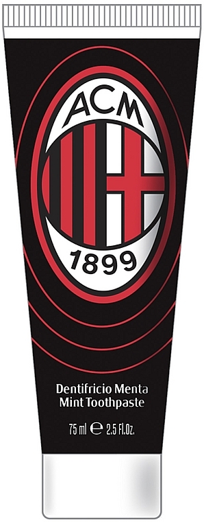 Зубная паста - Naturaverde Football Teams Milan Mint Toothpaste — фото N1