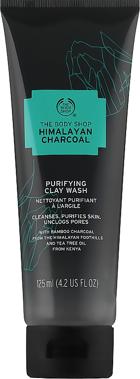 Гель для умывания с глиной «Гималайский уголь» - The Body Shop Charcoal Clay Wash — фото N1