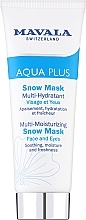 Мультизволожувальна маска - Mavala Aqua Plus Multi-Moisturizing Snow Mask — фото N1