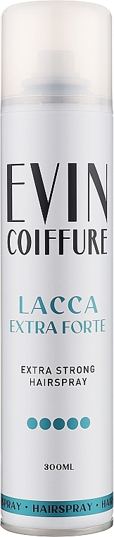 Лак для волос "Экстрасильная фиксация" - Evin Coiffure Extra Strong Hairspray — фото N1