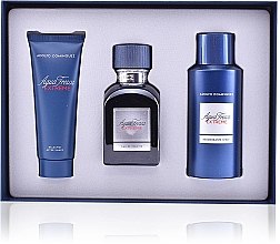 Духи, Парфюмерия, косметика Adolfo Dominguez Agua Fresca Extreme - Набор (edt/120ml + ash/balm/75ml + deo/150ml)