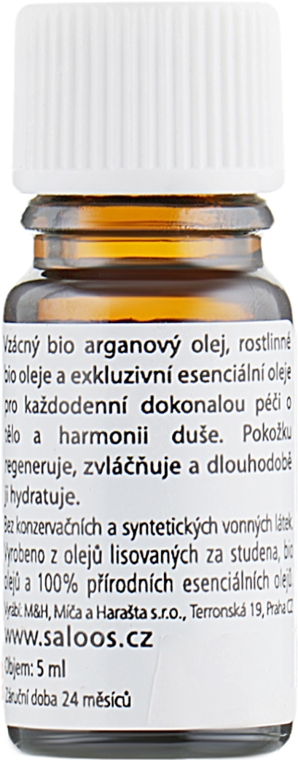 Массажное масло восстанавливающее "Аргания" - Saloos Bio Wellness Massage Oil (пробник) — фото N2