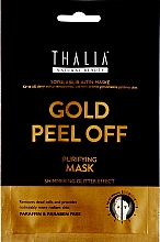 Золота маска-плівка для обличчя - Thalia Gold Peel Off Mask — фото N1