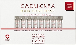 Засіб проти помірного випадіння волосся у чоловіків - Labo Cadu-Crex Man Treatment for Initial Hair Loss HSSC — фото N1