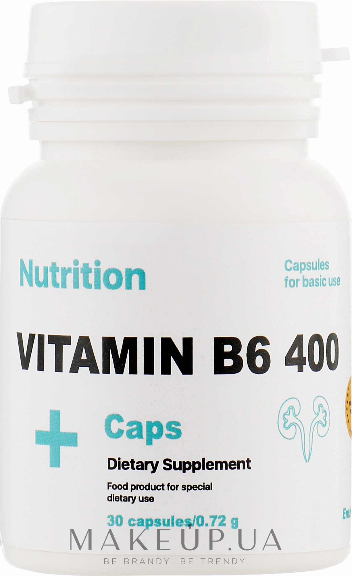 Пищевая добавка "Витамины В6 400" в капсулах - EntherMeal — фото 30шт
