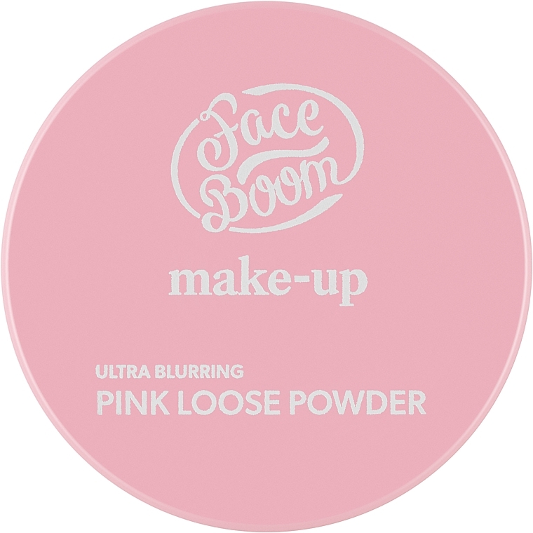 Рассыпчатая пудра с блюр-эффектом - Bielenda Face Boom Make-Up Pink Loose Powder — фото N2