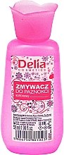 Жидкость для снятия лака, розовая - Delia Nail Polish Remover — фото N1