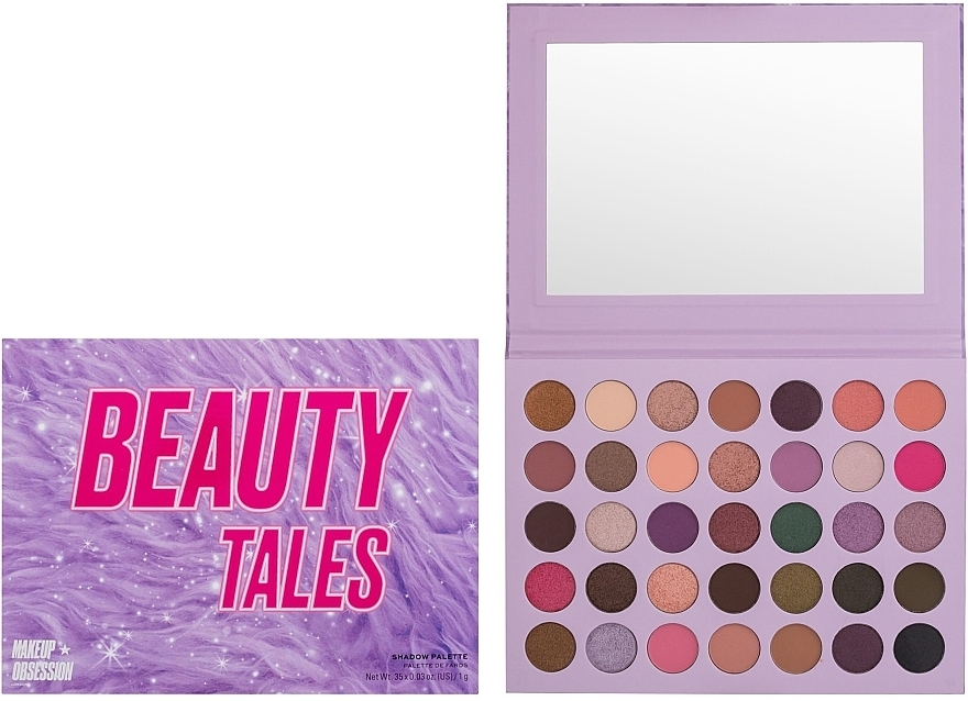 Палетка теней, 35 оттенков - Makeup Obsession Beauty Tales Eyeshadow Palette — фото N1
