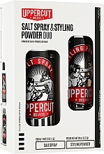 Духи, Парфюмерия, косметика Набор - Uppercut Salt Spray & Styling Powder Duo (h/spray/150ml + h/powder/20g)