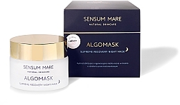 Гідростабілізувальна та регенерувальна нічна маска - Sensum Mare Algomask Supreme Recovery Night Mask — фото N2