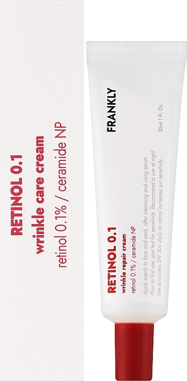 Крем антивіковий проти зморшок з ретинолом - Frankly Retinol 0.1 Cream — фото N2