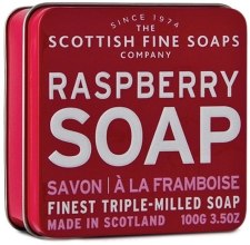 Парфумерія, косметика Мило - Scottish Fine Soaps Raspberry Soap Tin